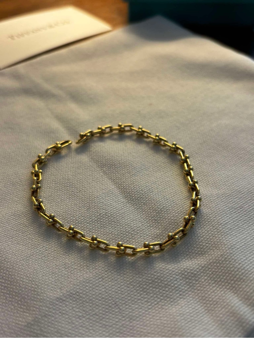 Tiffany Hardwear Micro Link Gold Link Chain Bracelet - Women Jewelry